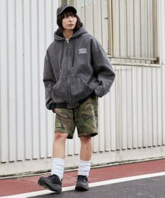 WEGO 【ユニセックス着用ITEM】ワーカーズボアフードブルゾン