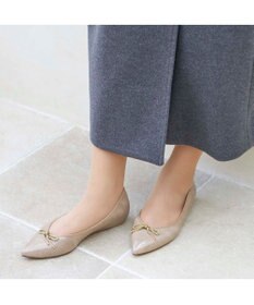 MODE ET JACOMO <MODE ET JACOMO>【レイン対応】リボンバレエシューズ