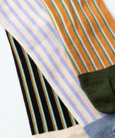TRICOTE STRIPE TABI SOCKS／ストライプタビソックス