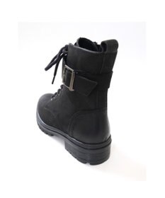 Pointer 本革 足首ベルトレースアップブーツ