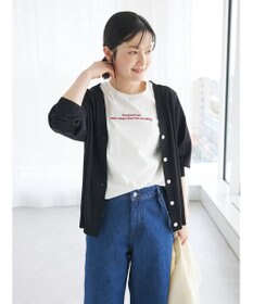 CRAFT STANDARD BOUTIQUE UVカット/接触冷感/マシンウォッシャブル/Vネックニットカーディガン