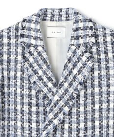 BEIGE， BERYL / ファンシーツイードダブルジャケット