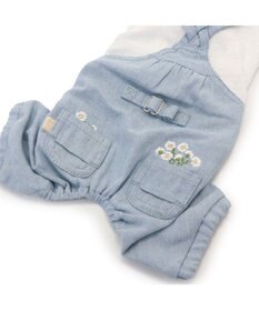 PET PARADISE ペットパラダイス パンツつなぎ 《 花 刺繍》 小型犬