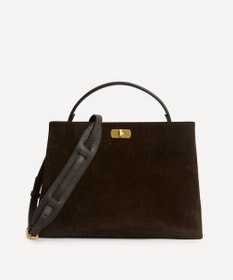 LIBERTY. バーリントン スエード トップハンドル バッグ