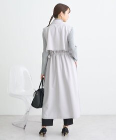 earth music&ecology サイドプリーツジレンチ