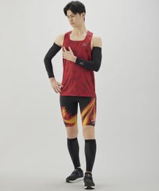 CW-X 【MEN】 CW-X トップス 【薄軽ランニングシャツ】 ノースリーブ タンクトップ スクエアネック 吸汗速乾性(本体) メンズ DLO180 /ワコール