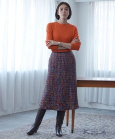 自由区 【洗える】ピュアカシミヤミルド ボートネック プルオーバー