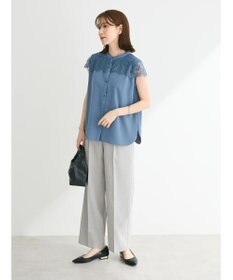 Green Parks 接触冷感　きれいシルエットパンツ（ワイド）