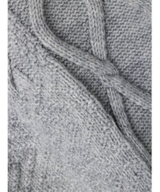 AMERICAN HOLIC パッチワークケーブルニットプルオーバー