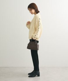 Green Parks 変形ケーブルニットプルオーバー