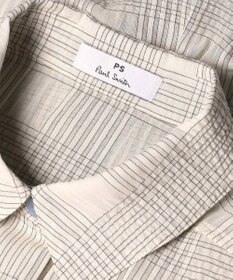 Paul Smith ワッシャーチェック シアー 長袖 シャツ