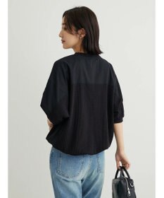 Green Parks ワッフル布帛ドッキングプルオーバー２