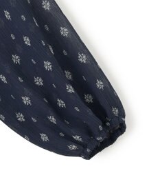 23区 【SLOW/一部店舗限定】クレープ フラワープリント ワンピース