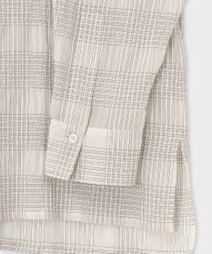 Paul Smith ワッシャーチェック シアー 長袖 シャツ