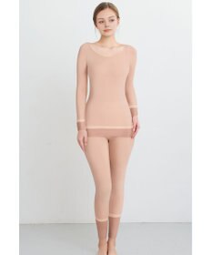 WACOAL あったかインナー よく伸びる生地 袖丈調節可能(7分袖~9分袖) 保温性(身生地) 9分袖 長袖 【360°ラクストレッチ】 レディース CLD371 /ワコール