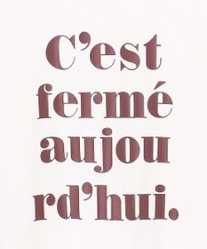 組曲 L 【加藤ローサさん着用】プリントロング Tシャツ