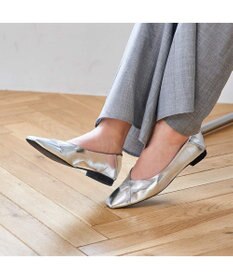 MODE ET JACOMO <carino>スクエアトゥバレエシューズ