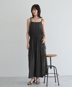 YECCA VECCA 【UVカット/遮熱/接触冷感】COOLカーゴキャミワンピース