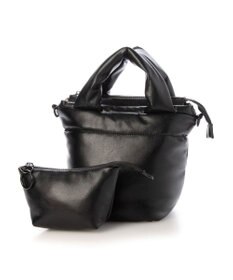 UNBILLION カシュカシュ cachecache / ポーチ付きパファーミニトートバッグ