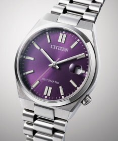 CITIZEN 【TSUYOSA 37mm】つややかなバイオレットのメカニカルウオッチ NJ0200-50W