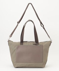 Y'SACCS ナイロン×リサイクルレザー　コンビマルチトート