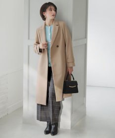 ANY SIS S ウールライクロング チェスターコート