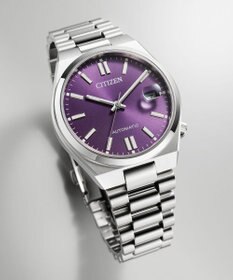 CITIZEN 【TSUYOSA 37mm】つややかなバイオレットのメカニカルウオッチ NJ0200-50W