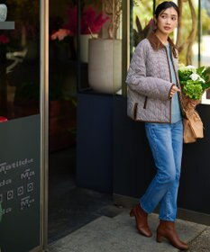 23区 【12色展開/新色追加】ウーステッドウール ビッグシルエット ニット