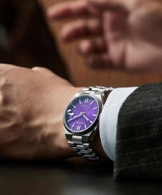 CITIZEN 【TSUYOSA 37mm】つややかなバイオレットのメカニカルウオッチ NJ0200-50W