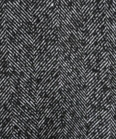 Green Parks ヘリンボーンノーカラーコート