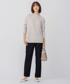 23区 【CLASSY.1月号掲載】ウールミルドストレッチ テーパードパンツ