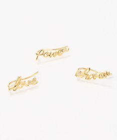 Phoebe ラッキーレターピアス&イヤリング(ラブ)/片耳