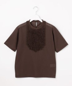 自由区 S シアーフリルジャージー カットソー