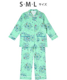 tsumori chisato SLEEP パジャマ　長袖　長ズボン　綿100%　綿サテン素材　/ワコール　UDX545