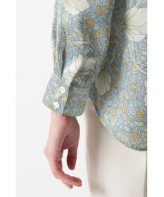 DAKS ボタニカルプリントブラウス