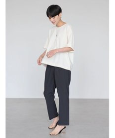 AMERICAN HOLIC 接触冷感バックタック袖折り返しカットプルオーバー