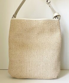 Hekhèr Le Style de Vie 【日本製 / A4サイズ対応 / 3WAY】ジュート×牛革 ショルダーバッグ large