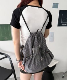 WEGO クリアポーチ付きナップサック