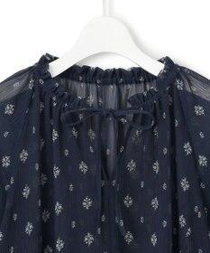 23区 【SLOW/一部店舗限定】クレープ フラワープリント ワンピース