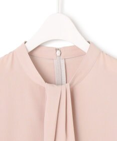 ICB 【UVケア・速乾・洗える】BackSatinAmunzen スカーフタイブラウス