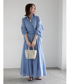 Te chichi シャンブレーボイルスカート