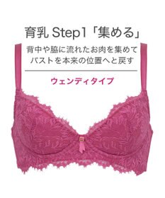 BRADELIS New York 【BRADELIS New York】ウェンディステップ1ブラ23A1 ふんわり包んでナチュラルなシルエットを作る補正ブラ