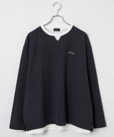 WEGO 【2点SET】アンサンブルキーネックプルオーバー