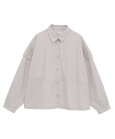 CRAFT STANDARD BOUTIQUE パネルデザインワイドシャツ