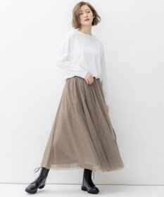 23区 【洗える】ソフトチュール スカート