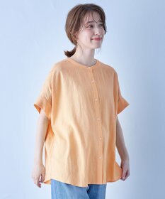 ANY フレンチリネンシャツブラウス