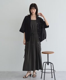 YECCA VECCA 【UVカット/遮熱/接触冷感】COOLカーゴキャミワンピース