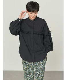 AMERICAN HOLIC フリルバンドカラーシャツ