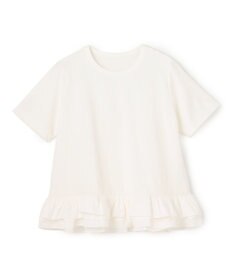 UNFILO BEAUTY FORM-T フリルヘム Tシャツ オフ
