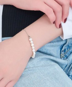 Phoebe フレッシュウォーターパールブレスレット　シルバー/淡水パール